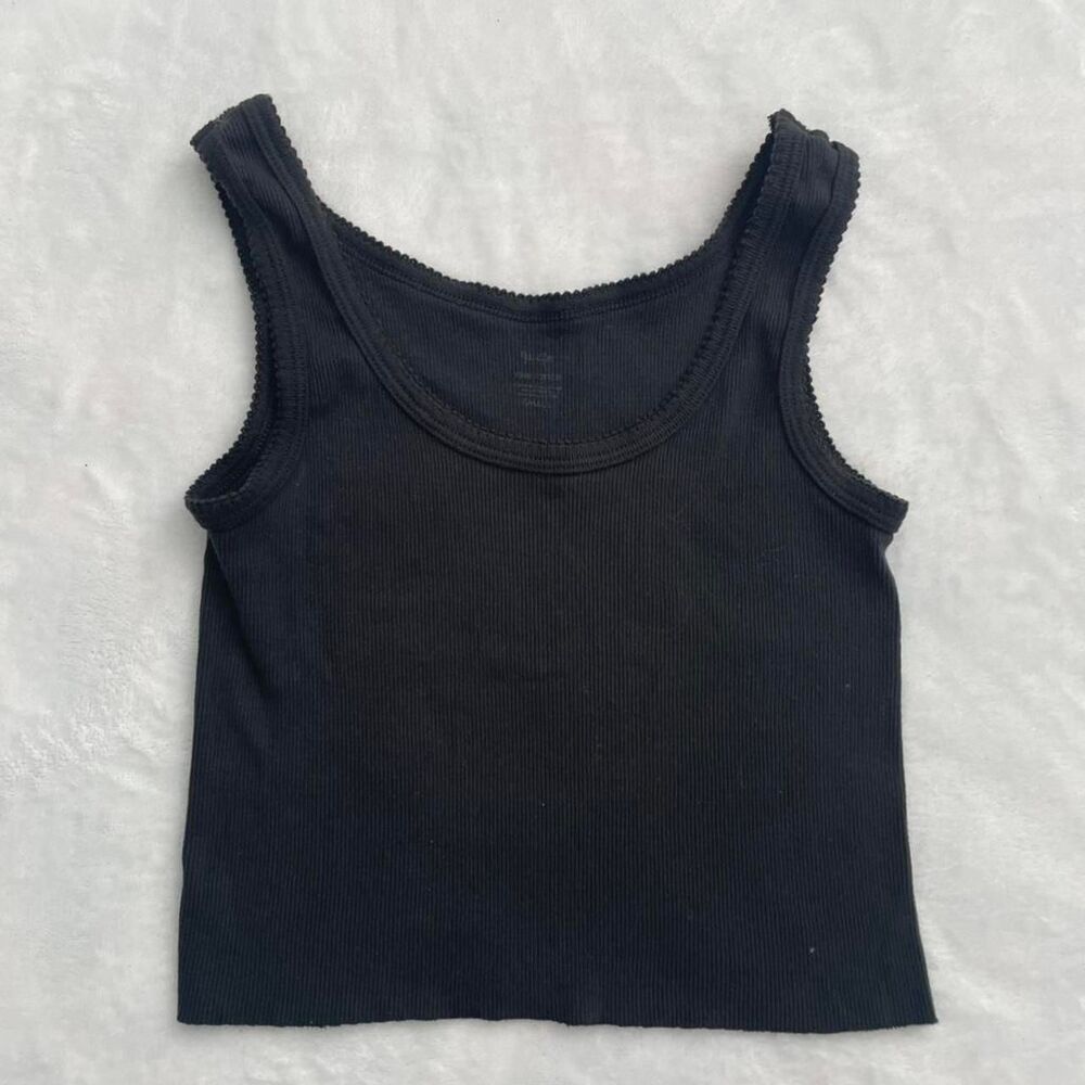 Brandy Melville Cropped Basic Tank Top Women's XS/S Every Day Casual Fitted